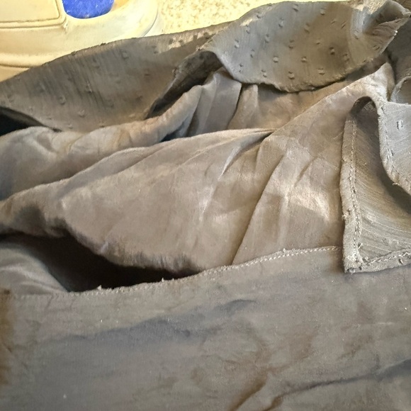 NOT FOR SALE Saints size 6 GUC sheer sleeved Black Wrap Dress with soft ruffles - Picture 14 of 15